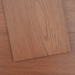 VEVOR Self Adhesive Vinyl Floor Tiles 390 x 23.6 inch, 1.5mm Thick Peel & Stick, Light Gray Wood Grain DIY Flooring for Kitchen, Dining Room, Bedrooms & Bathrooms, Easy for Home Decor