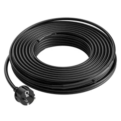 VEVOR Self-Regulating Pipe Heating Cable, 24FT 5W/FT Heat Tape for Pipes, Roof Snow Melting De-icing, Gutter and Pipe Freeze Protection
