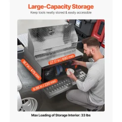 VEVOR Semi-Truck Step Tool Box, 30