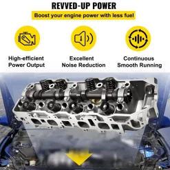VEVOR Set of Complete Engine Cylinder Head for Toyota1985-1995 4Runner, 1995 Celica, 1985-1995 Helix Pickup 2.4 SOHC 22R 22RE 22REC