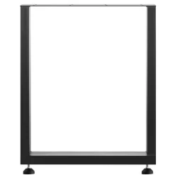 VEVOR Set of 2 Steel Table Legs, 28''Height 24''Wide Dining Table Legs, Heavy Duty 3.1