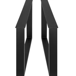 VEVOR Set of 2 Steel Table Legs, 28''Height 35''Wide Dining Table Legs, Heavy Duty 3.1