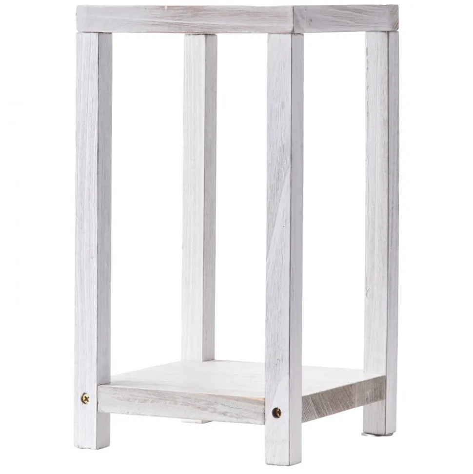 VEVOR 12 Set/36 Pcs Wooden Wedding Lantern Centerpiece, Includes 12 Wooden Lantern Candle Holder 12 Flameless LED Candle 12 Eucalyptus Leaves Wreath for Wedding Table Party Farmhouse Decor, White