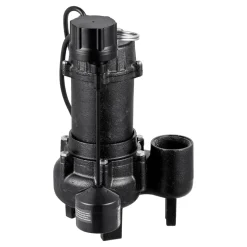 VEVOR Sewage Pump System, 1/2 HP, 4800 GPH Cast Iron Sewage Pump with Basin Kit, 120 Volt Automatic Outdoor Water/Seepage Collection and Removal System with Vertical Float Switch, 2