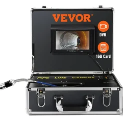 VEVOR Sewer Camera, 100 ft/30 m, 7