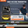 VEVOR Sewer Camera, 230 ft/70m, Self-Leveling Drain Camera with 512Hz Transmitter, Distance Counter, 9" Screen 1080P HD Snake Plumbing Camera with Light-12 LED & 32GB Card for Duct Pipe