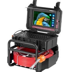 VEVOR Sewer Camera, 328 ft/100m, Self-Leveling Drain Camera with 10.1