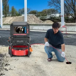 VEVOR Sewer Camera, 328 ft/100m, Self-Leveling Drain Camera with 10.1