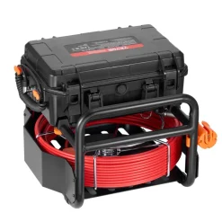 VEVOR Sewer Camera, 98 ft/30m, Self-Leveling Drain Camera with 512Hz Transmitter, Distance Counter, 9