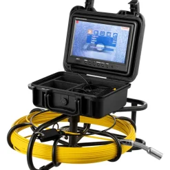 VEVOR Sewer Camera, 150 ft Pipeline Inspection Camera with 9-inch Screen, Waterproof IP68 Borescope Camera with 12 Adjustable LEDs, 16 GB SD Card, Industrial Endoscope for Sewer, Home, Duct Drain Pipe