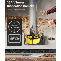 VEVOR Sewer Camera, 164FT 4.3