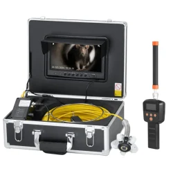 VEVOR Sewer Camera with 512Hz Locator, 165 ft/50 m, 9