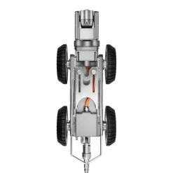 VEVOR Sewer Pipe Inspection Robot, 394FT Pipeline Detection Crawling Robot with 2MP Front/Rear Cameras & Touchscreen Tablet, IP68 Plumbing Camera with Lights & Distance Counter for Industrial Pipes