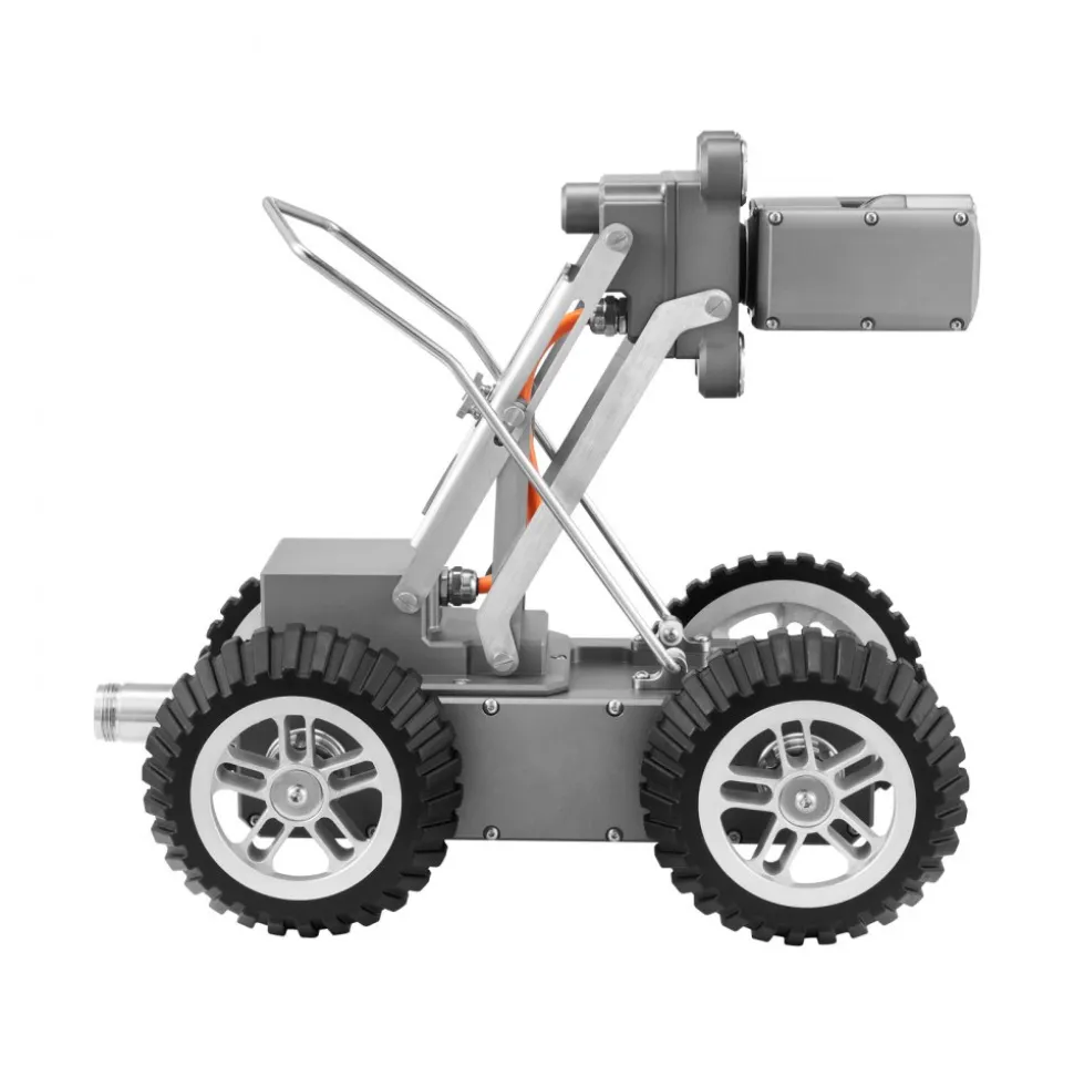 VEVOR Sewer Pipe Inspection Robot, 197FT Pipeline Detection Crawling Robot with 2MP Front/Rear Cameras & Touchscreen Tablet, IP68 Plumbing Camera with Lights & Distance Counter for Industrial Pipes