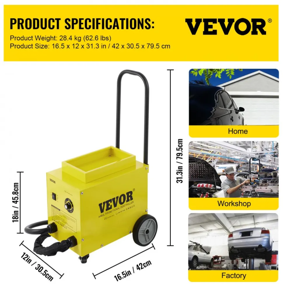 VEVOR SG-7500 Dent Pulling Machine Removal System Station