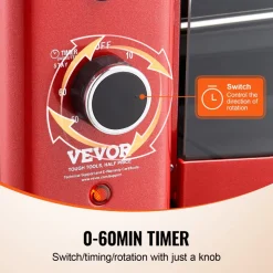 VEVOR Shawarma Grill Machine, 2 Strings of Barbecue Capacity, Chicken Shawarma Cooker Machine, Electric Broiler Gyro Rotisserie Oven Doner Kebab Machine, for Home Restaurant Kitchen Parties