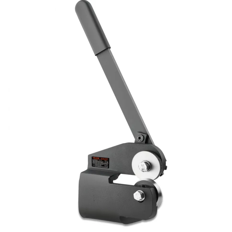 VEVOR Sheet Metal Shear, Throatless Rotary Hand Shear, 16 Gauge Mild Steel Sheet Cutter with 0.06 in Capacity, with Solid Construction, Mounting Type, for Cutting Steel, Copper, Rebar, and Aluminum