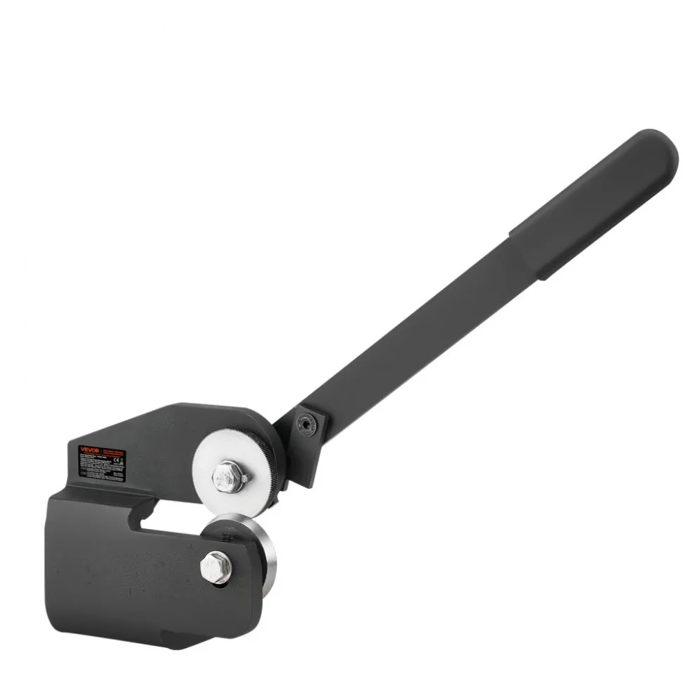 VEVOR Sheet Metal Shear, Throatless Rotary Hand Shear, 16 Gauge Mild Steel Sheet Cutter with 0.06 in Capacity, with Solid Construction, Mounting Type, for Cutting Steel, Copper, Rebar, and Aluminum