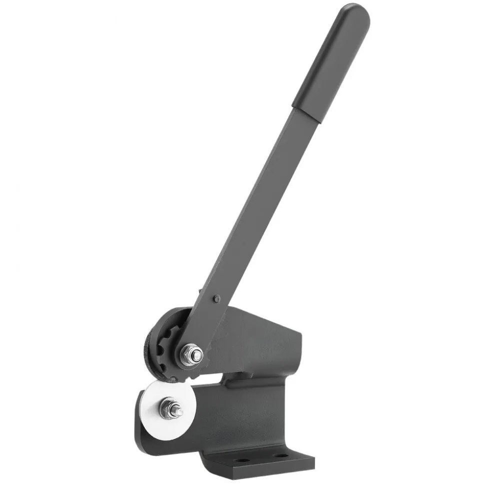 VEVOR Sheet Metal Shear, Throatless Rotary Hand Shear, 16 Gauge Mild Steel Sheet Cutter with 0.06 in Capacity, with Solid Construction, Mounting Type, for Cutting Steel, Copper, Rebar, and Aluminum