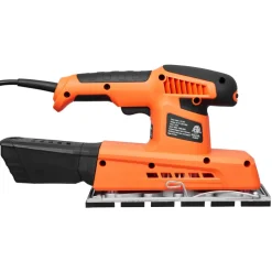 VEVOR Sheet Sander, 1/2 Sheet 2.5A Electric Sander for Woodworking, Max. 12000RPM Variable Speed Sheet Finishing Sander with Sandpaper and Dust Box for Wood Polishing Sanding
