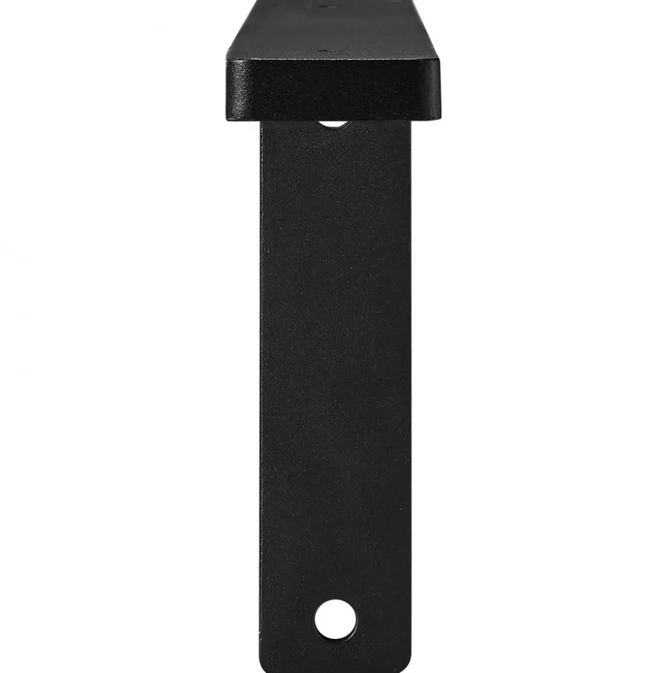 VEVOR Shelf Bracket, Heavy Duty Floating Shelf Brackets 10 x 6 in, 4 Pcs Brackets for Shelves, 5mm Thick Matte Black L Shelf Bracket,Steel Shelving Brackets with 160 lbs Load Capacity