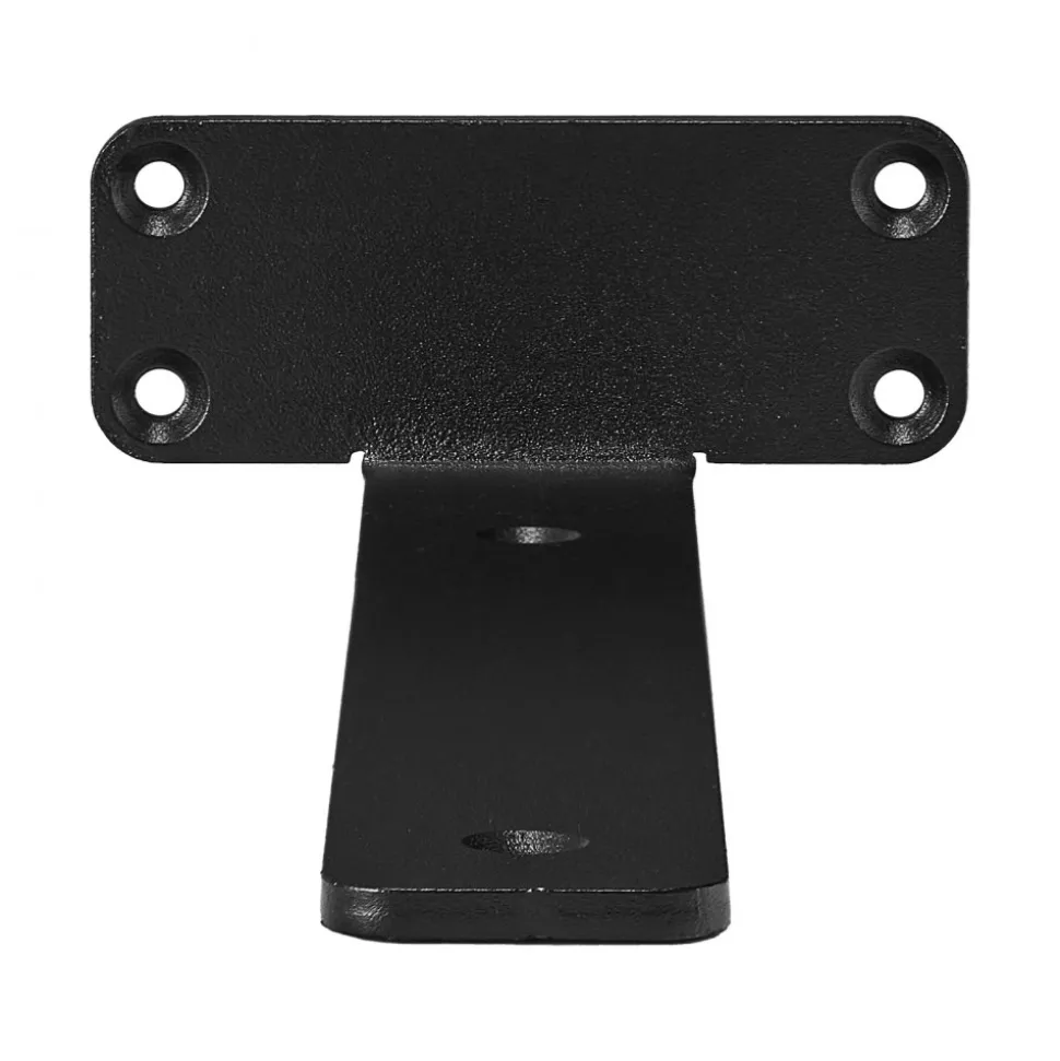 VEVOR Shelf Bracket, 10”L x 4”W x 1.6”H, 6 Pcs Heavy Duty Floating Shelf Brackets, Brackets for Shelves, 5mm Thick Matte Black L Shelf Bracket,Steel Shelving Brackets with 160 lbs Load Capacity