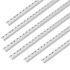 VEVOR Shelf Pilaster, 72.7-inch 20 Pack, Adjustable Shelf Brackets Steel Mortise Mount Pilaster Strip Standards with 140 Screws, Suitable for Wall Shelving System Cabinet Closet Organization