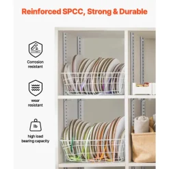 VEVOR Shelf Pilaster, 36.3-inch 8 Pack, Adjustable Shelf Brackets Steel Mortise Mount Pilaster Strip Standards with 32 Screws, Suitable for Wall Shelving System Cabinet Closet Organization