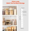 VEVOR Shelf Pilaster, 39-inch 10 Pack, Upright Wall Shelving System, Heavy Duty Support System Single Slot Shelf Rails, 40 Screws Included, Suitable for Cabinet Closet Organization Storage, Silver