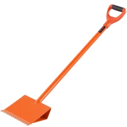 VEVOR Shingle Shovel 4 Pack, D-Grip Handle Shingle Roof Ripper, High Hardness 45# Steel & Lightweight Easy Tearing Off Roofing & Nails Tool, ideal for Commercial and Residential Use,Orange
