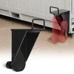 VEVOR Shipping Container Jack Lug with U-Shaped Handle, 1-Pack, Storage Leveler Booster Withstands Sun & Rain, Heavy Duty Container Jack Lug for Shipping Industry, Logistics, Warehouse Management