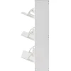 VEVOR Shoe Cabinet with 3 Flip Drawers, Shoe Storage Cabinet for Entryway, Free Standing Shoe Storage Organizer with Side Hooks for Heels, Boots, Slippers in Hallway, Living Room