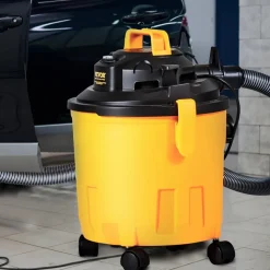 VEVOR Shop Vacuum Wet And Dry, 5 Gallon 6 Peak HP Wet/Dry Vac, Powerful Suction with Blower Function with Attachments 2-in-1 Crevice Nozzle, Small Shop Vac Perfect for Carpet Debris, Pet Hair, Car