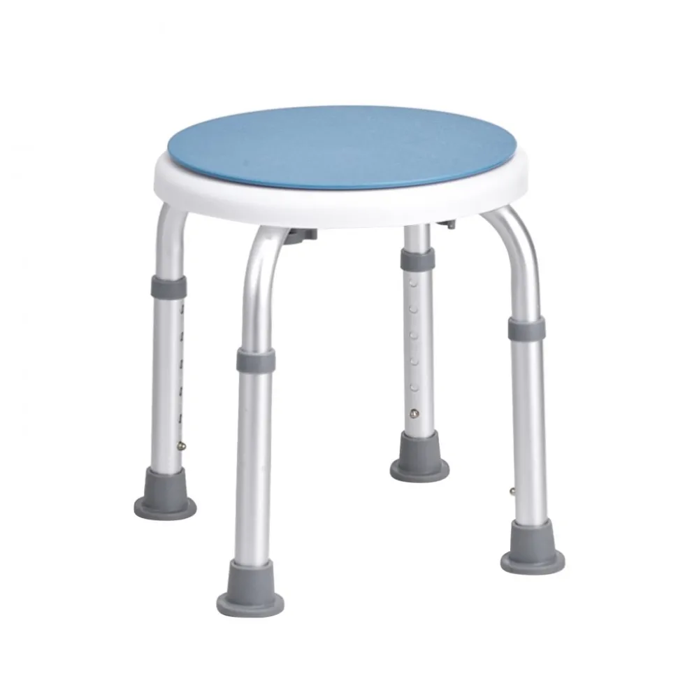 VEVOR Shower Chair for Inside Shower, 360 Degree Swivel Shower Seat, Adjustable Height Shower Stool, Non-Slip Bench Bathtub Seat Stool for Elderly Disabled Adults Handicap, 300 lbs Capacity
