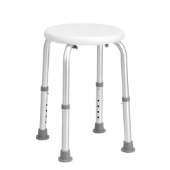 VEVOR Shower Chair for Inside Shower, Adjustable Height Shower Stool, Non-Slip Bench Bathtub Seat Stool for Elderly Disabled Adults Handicap, 300 lbs Capacity
