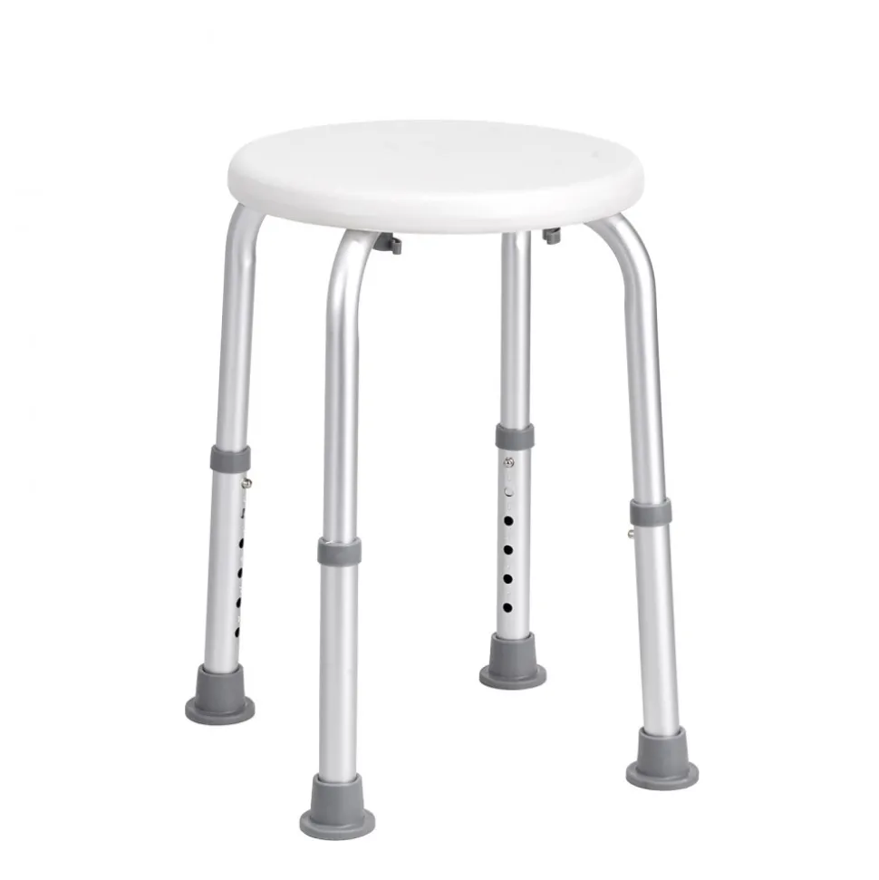 VEVOR Shower Chair for Inside Shower, Adjustable Height Shower Stool, Non-Slip Bench Bathtub Seat Stool for Elderly Disabled Adults Handicap, 300 lbs Capacity