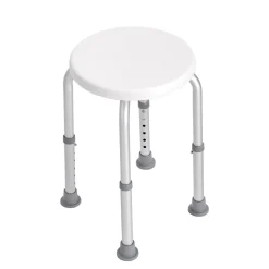 VEVOR Shower Chair for Inside Shower, Adjustable Height Shower Stool, Non-Slip Bench Bathtub Seat Stool for Elderly Disabled Adults Handicap, 300 lbs Capacity
