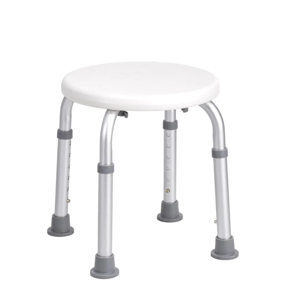 VEVOR Shower Chair for Inside Shower, Adjustable Height Shower Stool, Non-Slip Bench Bathtub Seat Stool for Elderly Disabled Adults Handicap, 300 lbs Capacity