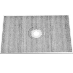 VEVOR Shower Curb Kit, 48"x72" Shower Pan Kit with 6.3" Central Drain, Lightweight EPS Shower Installation Kits with 2 Waterproof Cloths, Shower Pan Slope Sticks Fit for Bathroom