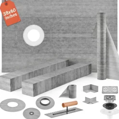 VEVOR Shower Curb Kit 38