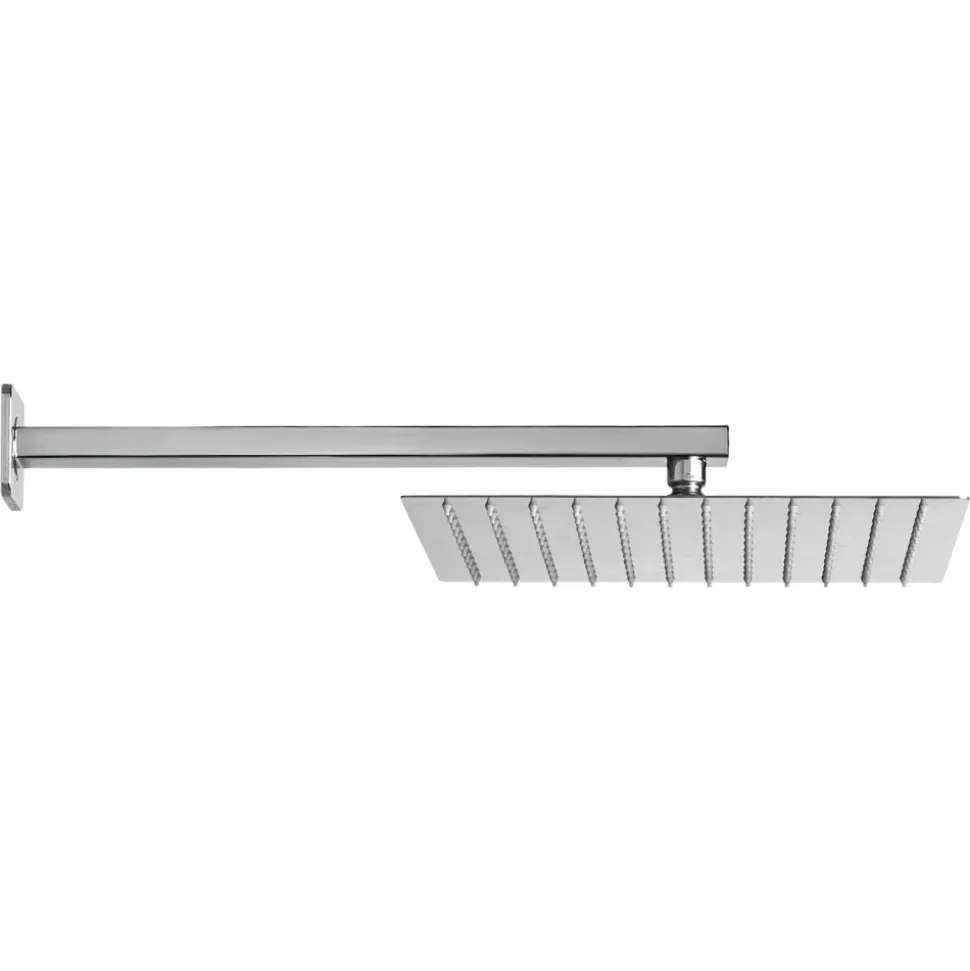 VEVOR Shower Faucet Set, Rainfall Bathroom Shower System with 12-Inch Square Rain Shower Head and Handheld Spray, Wall Mounted Bath Fixtures with Brass Valve and Trim Kit, Brushed Nickel