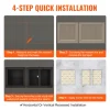 VEVOR Shower Niche Ready for Tile 16" x 16" & 16" x 20", Triple Shelf Organizer, Square Corners Wall-inserted Niche Recessed, Sealed Protection Modern Soap Storage Niche for Shower Bathroom, Black