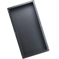 VEVOR Shower Niche, 13 x 25 x 4 inch Frameless Recessed Wall Niche, Heavy-duty Stainless Steel Modern Shampoo Storage Organizer, Sealed Waterproof, Durable & Easy to Install, Black for Bathroom