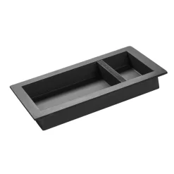 VEVOR Shower Niche, 13 x 25 x 4 inch Recessed Wall Niche Double-layer, with Hollowed-out Divider,Heavy-duty Stainless Steel Modern Shampoo Storage Organizer,Waterproof, Silver for Bathroom