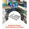 VEVOR Shredder Blades, Alloy Steel Shredder Machine Blade Kit with 12 Rotating and 2 Fixed Blades, High-Hardness SKD-11 Blade, Compatible with Model 400 Plastic Grinder, for ABS, PP, PVC & Nylon