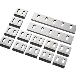 VEVOR Shredder Blades, Alloy Steel Shredder Machine Blade Kit with 12 Rotating and 2 Fixed Blades, High-Hardness SKD-11 Blade, Compatible with Model 400 Plastic Grinder, for ABS, PP, PVC & Nylon