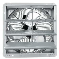 VEVOR 16'' Shutter Exhaust Fan, High-speed 2000 CFM, Aluminum Wall Mount Attic Fan with AC-motor, Ventilation and Cooling for Greenhouses, Garages, Sheds, Shops, FCC