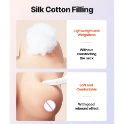 VEVOR Silicone Bodysuit, D-Cup Silicone Breastplate for Crossdressers, Realistic Silk Cotton-Filled Fake Boobs Breast Forms for Transgender Cosplay Drag Queen, Nude