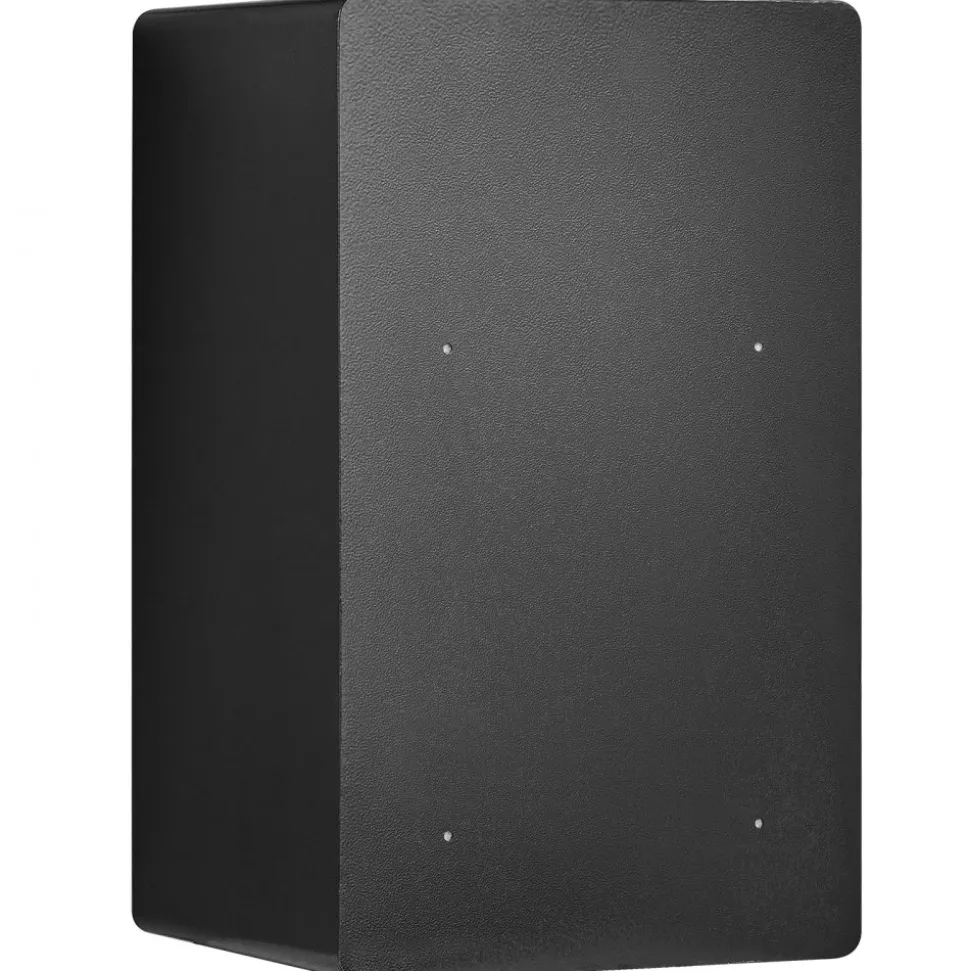 VEVOR Single Door 4.0 cu.ft Safe Box with Key Lock, Password & Fingerprint, Safe Lock Box with Fireproof Bag, Key Rack, LED Light, and 2 Shelves for Money, Documents, Jewelry, and Valuables, Black