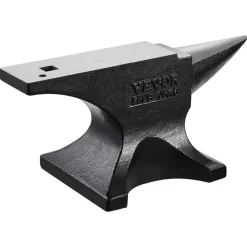 VEVOR Single Horn Anvil 55Lbs, Cast Iron Anvil Blacksmith Withstands Heavy Blows,Anvil Rugged Round Horn Anvil Blacksmith Jewelers Metalsmith Tool, for Sale Forge Tools and Equipment